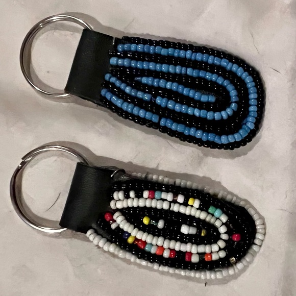 Hand crafted leather key fobs from 🇺🇬, 2 styles! - Picture 3 of 12